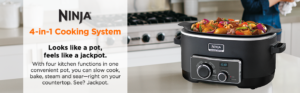 The Ninja 4 in 1 cooking system