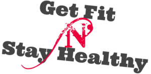 The colorful illustration of a stating of get fir & stay healthy