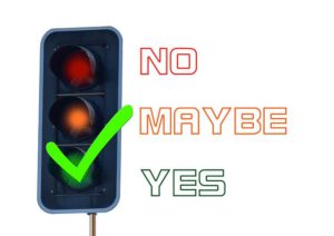 Myohealth Amino Acids Review. The colorful illustration of a traffic signal on green, and saying yes.