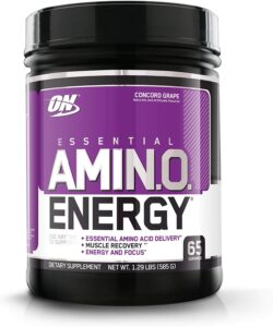 The colorful bottle of On essential amino energy. What Are Amino Acids: Trivita Reveals More Natural Resources-Myohealth